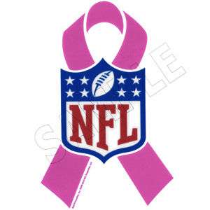 NFL Breast Cancer Awareness Edible Cake Topper Image  