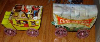 ARCHER WESTERN PLAY TIME PLAYSET BOXED COMPLETE C.1950  