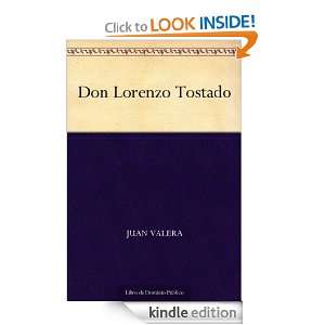 Don Lorenzo Tostado (Spanish Edition) Juan Valera  Kindle 