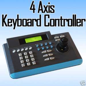 CCTV 4 Axis Keyboard Controller LCD Display for PTZ DVR  