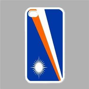   Marshall Islands Flag White Iphone 4   Iphone 4s Case
