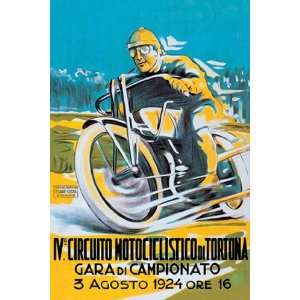    4th Motorcycle Circuit of Tortona   Poster (12x18)