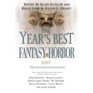   Best Fantasy and Horror 2007 20th Annual Collection  N/A  Books