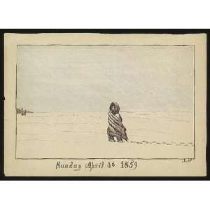  Drawing Sunday April 3d 1859