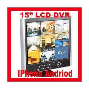  Professional 8 Channel 15 Color LCD DVR, LCD Digital 