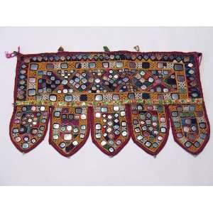   Embroidery Ethnic Decor Door Topper Valance Toran