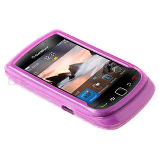 PINK TPU GEL SKIN CASE COVER FOR BLACKBERRY TORCH 9800  