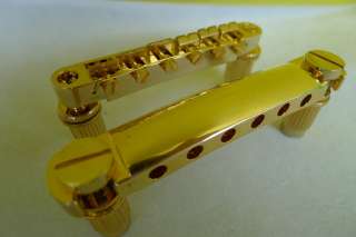   /SG/335 Tune O Matic Lock Bridge + Lock Tailpiece Gold NEW B04  