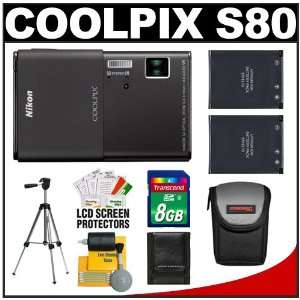  Nikon Coolpix S80 14.1 MP Digital Camera with 3.5 Inch OLED 