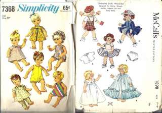   torn out of catalogs with pictures of doll clothes, Barbie & Ken, etc