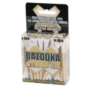 New Bazooka Hybrid Golf Tee   White