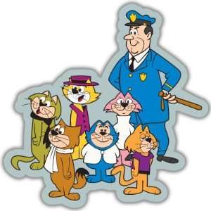 Top Cat and the Gang car bumper sticker decal 4 x 4