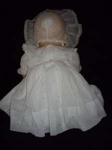 Vintage Antique large 26 compo composition cloth baby doll  