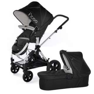   Stroller   Black Pram, Baby Stroller, ICoo Baby 621328328722  