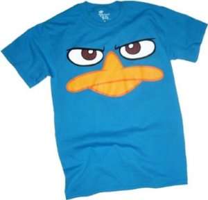 Perry Platypus Face Phineas & Ferb Youth T Shirt  