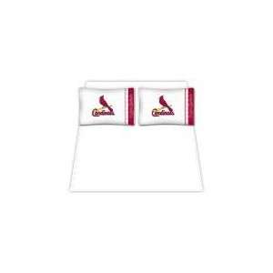   03MFSHS3CARFULL MLB St. Louis Cardinals Micro Fiber Full Bed She