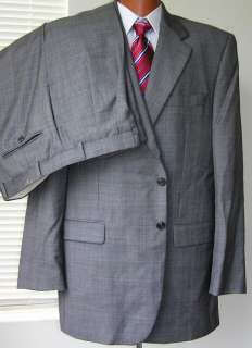 Ralph Lauren Macys Mens Gray 2 Btn Wool Sportcoat Pants Suit 46L 40x32 
