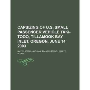  Capsizing of U.S. small passenger vehicle Taki Tooo 