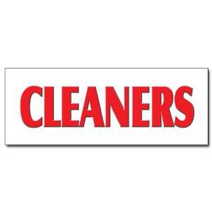 12 CLEANERS DECAL sticker laundry dry cleaning  