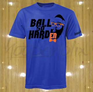 New James Harden t shirt OKC Oklahoma City Thunder tee Ball So Hard 