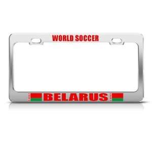  Belarus Flag Belarusian Sport Soccer license plate frame 