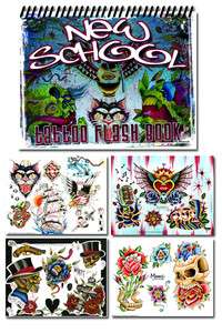 Tattoo Supplies Flash Book New School Various Artists  