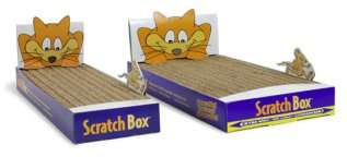 Omega Paws Cat Scratch Box 16 x 5  w/pop outs  