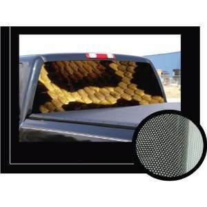  SNAKE SKIN 16x54  Rear Window Graphic   compact pickup truck boa 