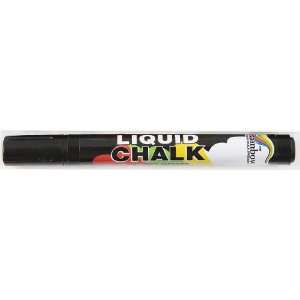  Liquid Chalk Pen Black   Ideal to Use on Blackboards 