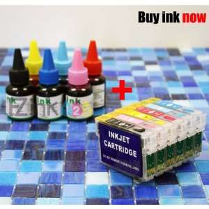  Non oem Ink Cartridges with 30ml Ink Refill Kit for Epson 
