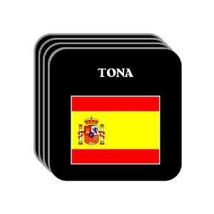  Spain [Espana]   TONA Set of 4 Mini Mousepad Coasters 