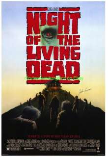 NIGHT OF THE LIVING DEAD MOVIE POSTER 27x40 SS 1990 NM  