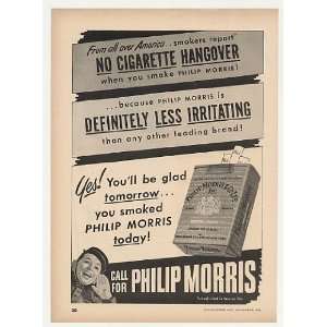  1948 Bellhop Call for Philip Morris Cigarette Trade Print 