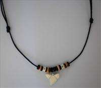 Outstanding Cool Surfers Sharktooth Pendant with Choker Surfer 