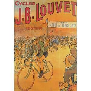  BICYCLE BIKE CYCLES J. B. LOUVET 1912 FRANCE FRENCH SMALL 