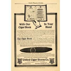 1905 Ad United Cigar Stores Co. Benefactor Tobacco   Original Print Ad