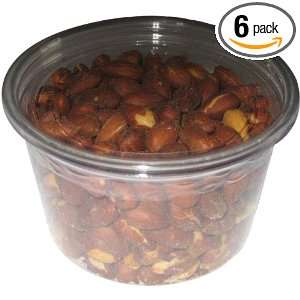 Hickory Harvest Roasted and Salted Almonds, 10 Ounce Tubs (Pack of 6 