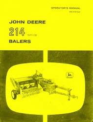   214 214T 214 T 214W 214 W 214WS 214 WS Baler Operators Manual  