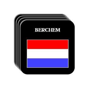  Luxembourg   BERCHEM Set of 4 Mini Mousepad Coasters 