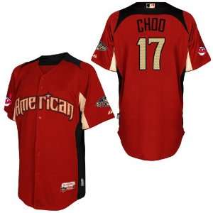  All Star Cleveland Indians #17 Choo Red 2011 MLB Authentic Jerseys 