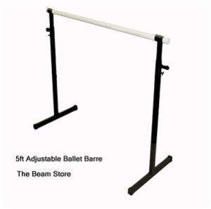 ft Adjustable Height Ballet Barre  