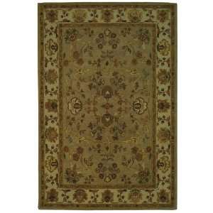  Bergama Collection Hand Tufted Wool Floral Area Rug 6.00 