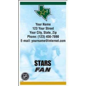  Dallas Stars Contact Cards