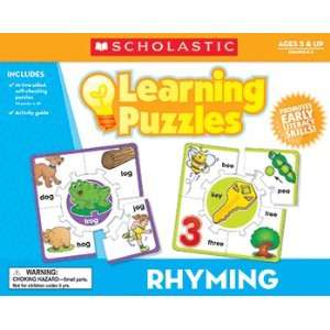  Rhyming Learning Puzzles