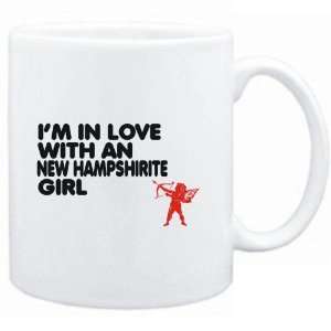  Mug White  I AM IN LOVE WITH A New Hampshirite GIRL  Usa 