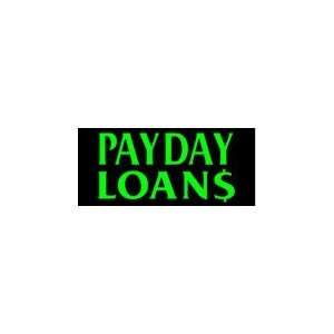 Payday Loans Simulated Neon Sign 12 x 27