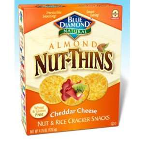  Cheddar Cheese Almond Nut Thins (Case of 12 Boxes) 4.25 