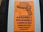 Browning Highpower 9mm or .40 S&W Pistol Manual 23 Pg.