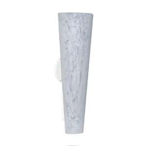 Tino Outdoor Wall Sconce Height / Finish / Glass Shade Large / White 