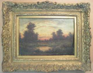   Rousseau Original Oil Painting French Barbizon School Landscape Signed